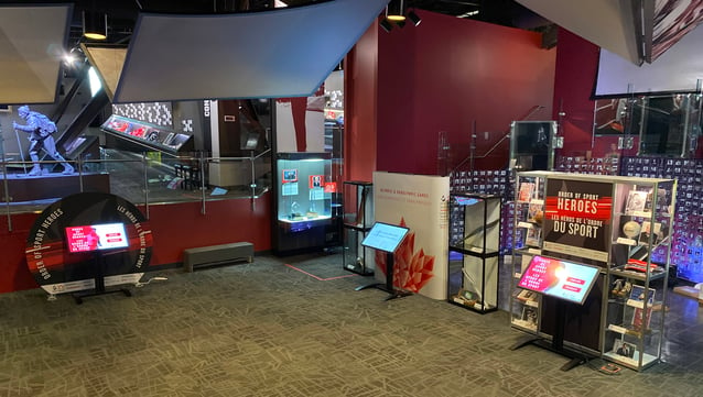 Exhibit Hall in Canada Sports Hall of Fame, Calgary, AB