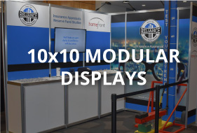 10x10 modular displays button