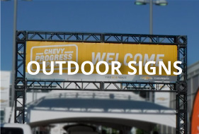 outdoor signage and graphics