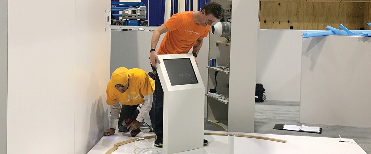 repairs for damaged displays and trade show booths