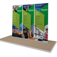 Retractable Banner Stand display for 10x10 booth